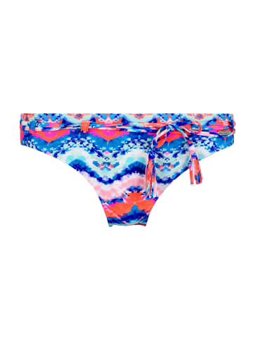 Venice Beach Bikini-Hose in blau-orange