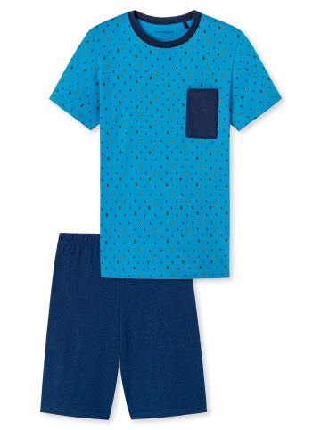 Schiesser Pyjama in Blau