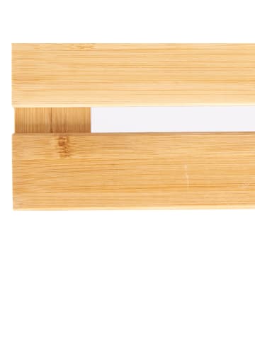 Berilo Podest aus Bambus in Beige, 50 x 66 cm