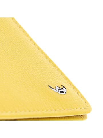 Golden Head Madrid Ausweisetui RFID Leder 9 cm sonnengelb