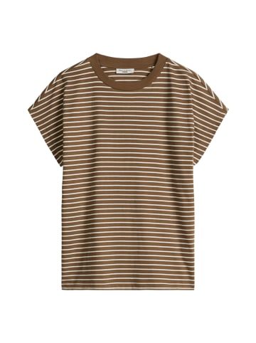 Marc O'Polo DENIM Streifen-T-Shirt relaxed in Medium Brown