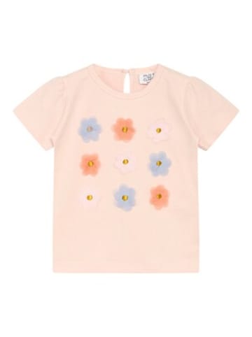 Hust & Claire T-Shirt Tüll-Blumen in Rosa