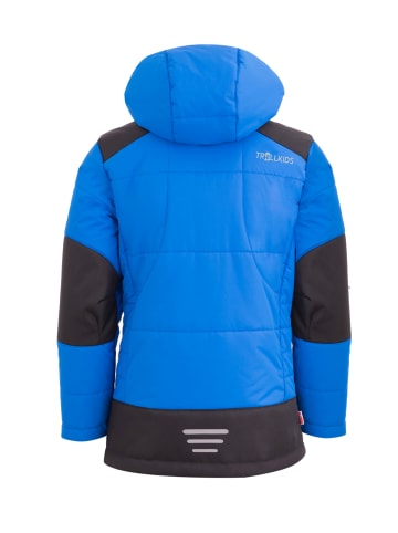 Trollkids Winter-Parka "Narvik" in Mittelblau / Grün