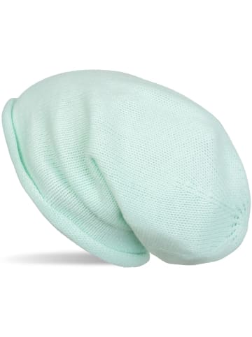 styleBREAKER Feinstrick Beanie Mütze in Mint