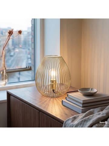 home24 Tischleuchte ROCAR in Gold