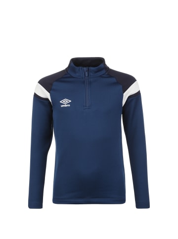 Umbro Trainingspullover 1/2 Zip in blau / weiß