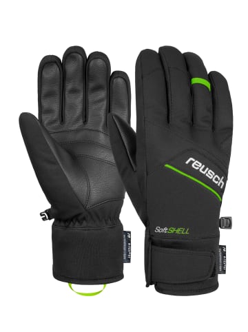 Reusch Fingerhandschuh Luke R-TEX XT in black / neon green