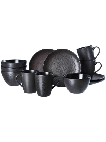 Ritzenhoff & Breker 12er Set Frühstücks-Set Kitwe in Schwarz
