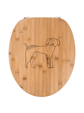 Mr. & Mrs. Panda Toilettensitz Hund Dogge ohne Spruch in Transparent