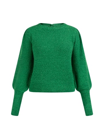 myMo Damen Strickpullover in Grün