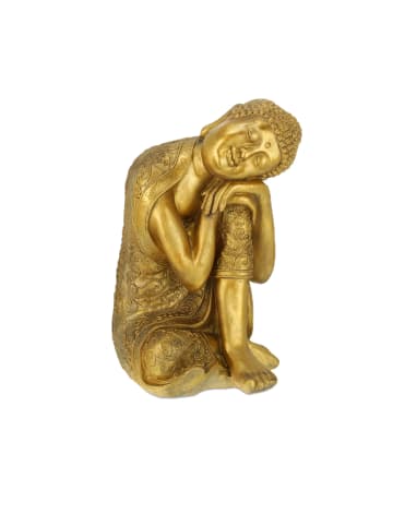 relaxdays Buddha-Figur in Gold