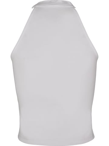 Mister Tee Mister Tee Damen Positive Vibes Turtleneck Short Top in white