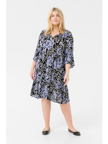KAFFE curve Kleid KCleane in Blue Leopard