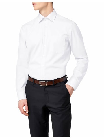 Seidensticker Langarm Business Hemd für Herren in weiß