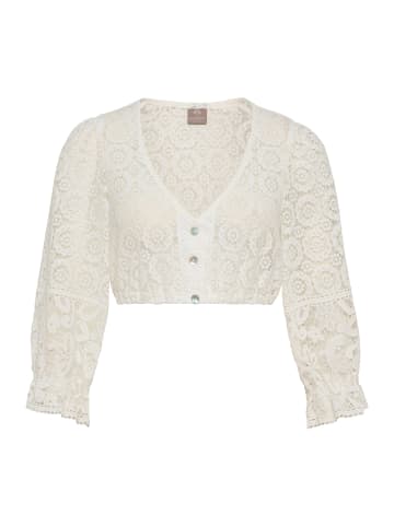 Berwin Spitzen-Dirndlbluse mit weitem Arm