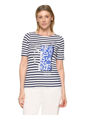 Betty Barclay Ringelshirt mit Placement in Weiß/Dunkelblau