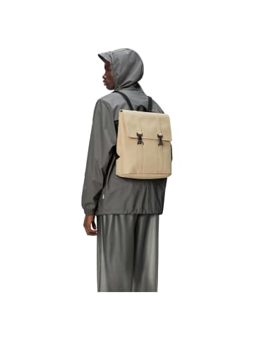 RAINS MSN Bag Mini - Rucksack 34 cm RFID (black) in sand