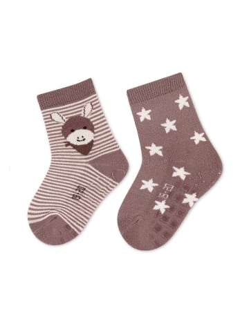 Sterntaler GOTS ABS Socken 2er-Pack Emmi in blaugrau