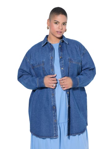 Studio Untold Hemdbluse in dark blue denim