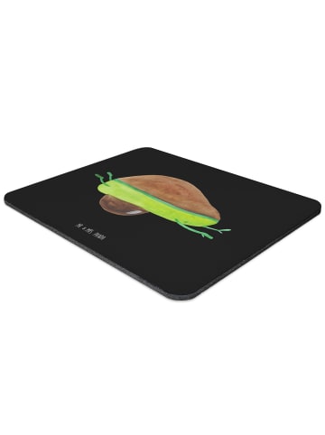 Mr. & Mrs. Panda Mousepad Avocado Yoga ohne Spruch in Schwarz
