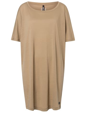 super.natural Merino Kleid LAGUNA DRESS in braun