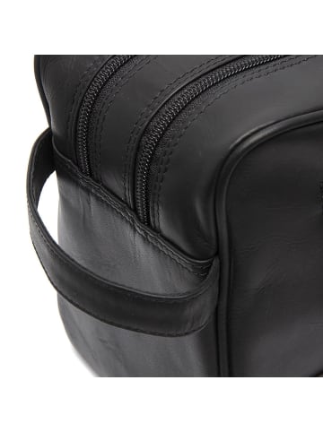The Chesterfield Brand Stefan Kulturbeutel Leder 29 cm zwart