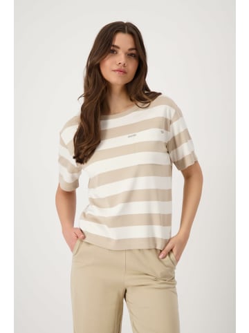 Rundhals T-Shirt für Damen in kombi