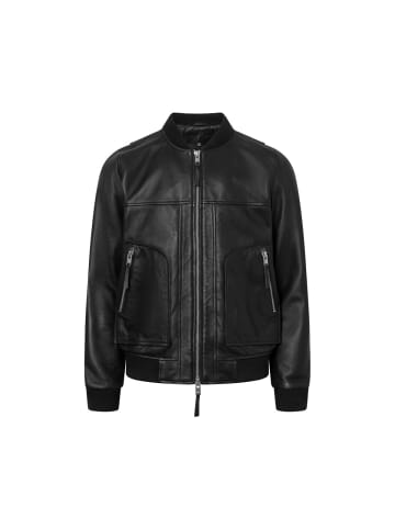 Bolongaro Trevor Lederjacke Hayden Bomber in schwarz