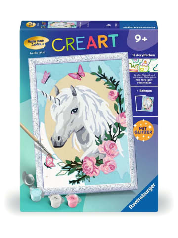Ravensburger Malprodukte CreArt, Malen nach Zahlen Kinder - Einhorntraum Malen nach Zahlen Kinder Ab 9 Jahre in bunt