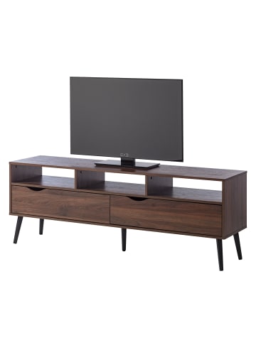 home24 TV-Lowboard GJORA 160 cm in Walnuss Dekor