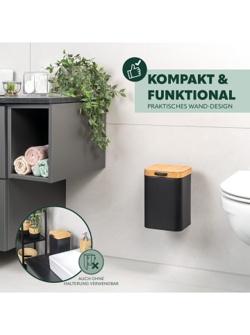 bremermann Wand-Kosmetikeimer 3L Schwarz