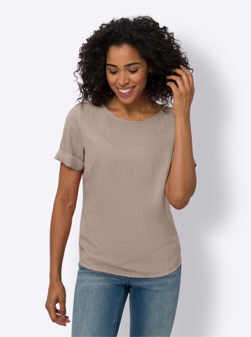 Sieh an! Schlupfbluse in sesam