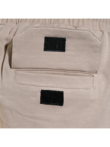 Blue Effect Cargo Sweat-Shorts in Taupe