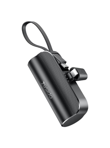 Wisam Yesido Powerbank YP68 5000 mAh 12W + USB-C Kabel, Lightning Anschluss