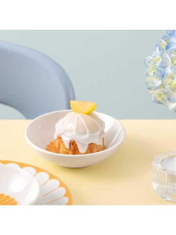 Villeroy & Boch 6er Set Dessertschalen Fleur Couleur in ø 13,2 cm in Soleil