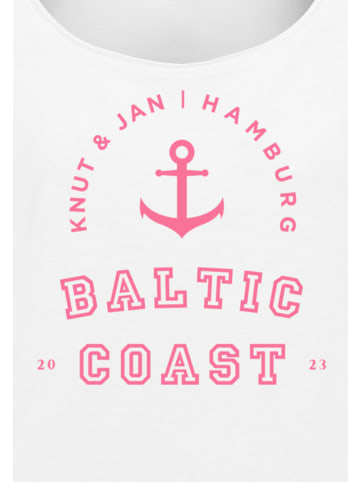 F4NT4STIC Long Cut T-Shirt PLUS SIZE  Baltic Coast in weiß