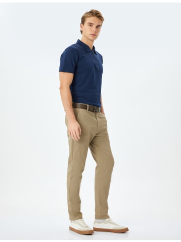 KOTON TSHIRT SS POLO in Marineblau