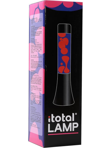 i-Total Lavalampe Magie Lavaspektakel: Einzigartiges für Ihr Zuhause Lila Rose Flared