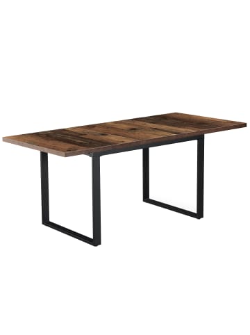 B&D Home Ausziehstisch ANNA in Texas-Eiche - (B)120-160 x (H)76 x (T)80 cm