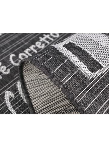 Peyer-Syntex 1 Läufer Jeans 19229-Kaffee Fb.anthrazit 80/200 cm in anthrazit