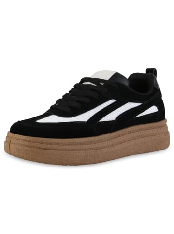 VAN HILL Plateau Sneaker Arabella in Schwarz