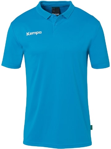 Kempa Polo "Poly Polo Shirt" in Blau