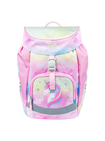 BAAGL 5-tlg. Set: Schulrucksack Airy in Weiß Rainbow Unicorn