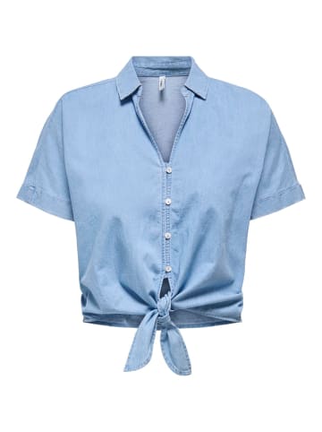 ONLY Hemd in Light Blue Denim