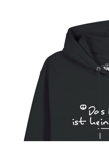 wat? Apparel Sweatshirt Das Leben ist kein Ponyhof in Schwarz