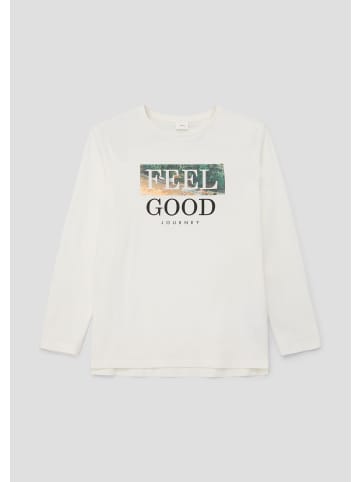 s.Oliver T-Shirt langarm in Creme