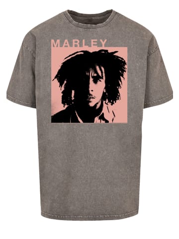 F4NT4STIC Oversize T-Shirt Bob Marley Reggae Music by Rock Off in Asphalt