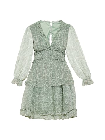 Usha Women Dress in light green