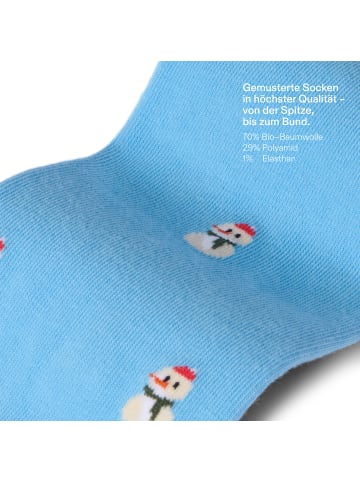 von Jungfeld Signature Icons mit Weihnachtsmotiven in Snowman Mini Ice Blue