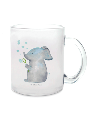 Mr. & Mrs. Panda Teetasse Elefant Seifenblasen ohne Spruch in Transparent